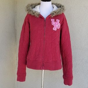 [SOLD] Pink Victoria's Secret Zip Up Jacket